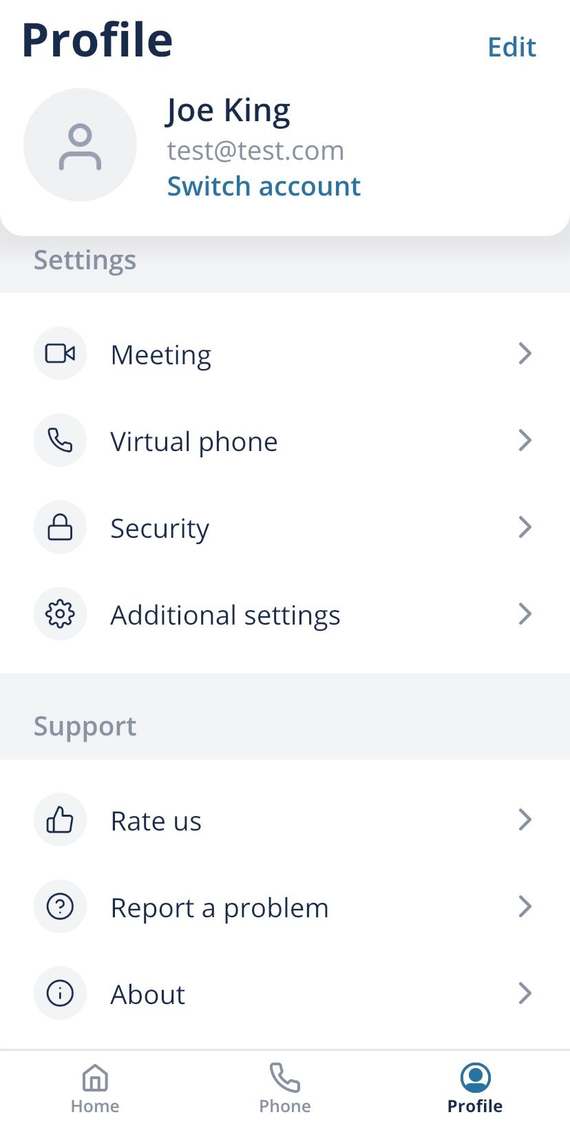 Meeting Settings   Mobile App Settings 971e99b3c7 