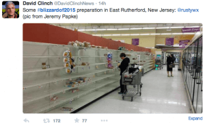 An empty aisle at Target