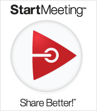 StartMeeting, Share Better with logo