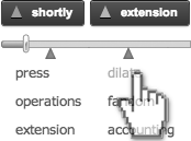 Keywords settings